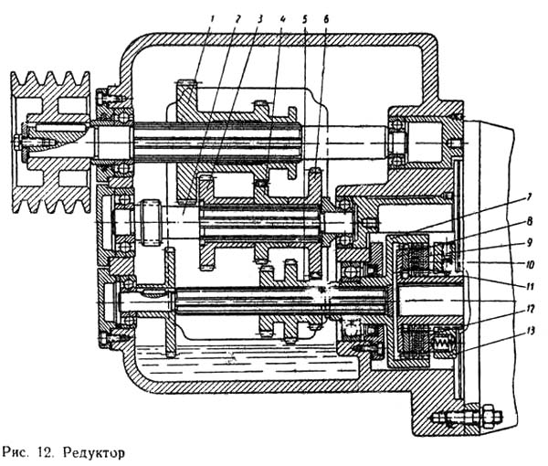 Редуктор токарно-гвинторізного верстата ЛТ 10, ЛТ 11 Редуктор токарно-гвинторізного верстата ЛТ 10, ЛТ 11